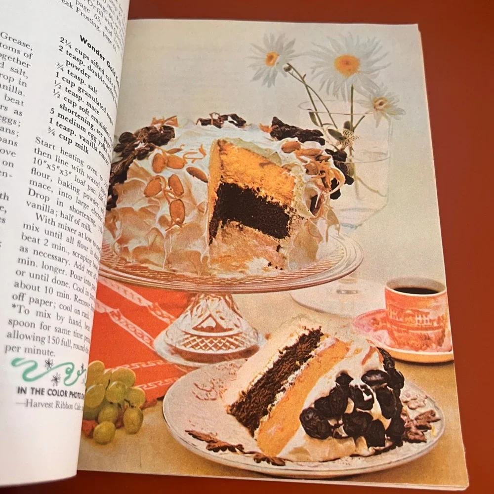 Vintage 1958 Good Housekeeping's Cake Book Retro Recipes Decorating Ideas 1950s